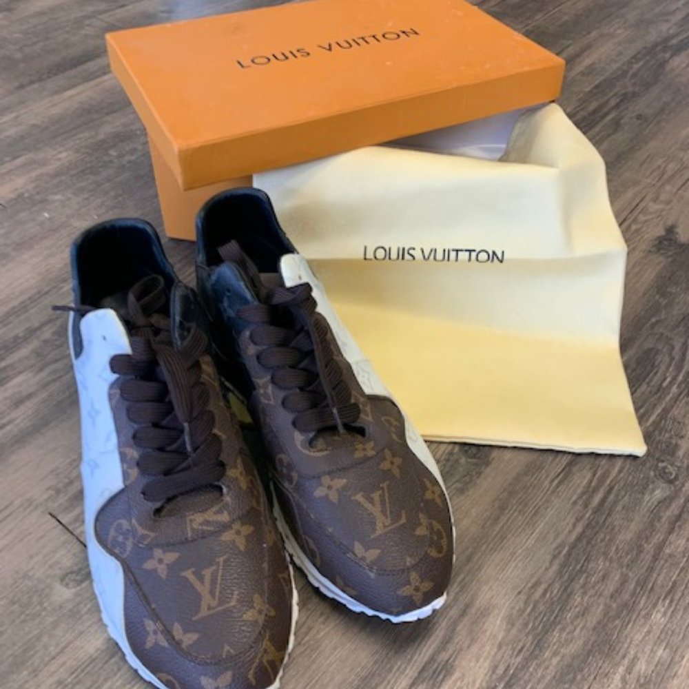 Like New with Box and Dust bag Louis Vuitton "Run Away" Sneakers